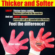 Load image into Gallery viewer, Zered™ Premium RED Latex Rubber Palm Coated Work Gloves
