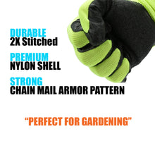 Load image into Gallery viewer, SAVER HEAVY DUTY High Visibility Latex Green Work and Gardening Gloves
