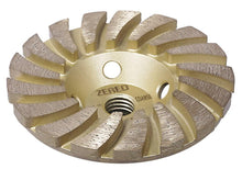 Load image into Gallery viewer, Zered™ GOLD Diamond Grinding Turbo Cup Wheel for Granite, Quartz and Hard Stone
