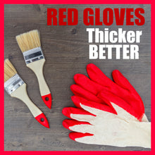 Load image into Gallery viewer, Zered™ Premium RED Latex Rubber Palm Coated Work Gloves
